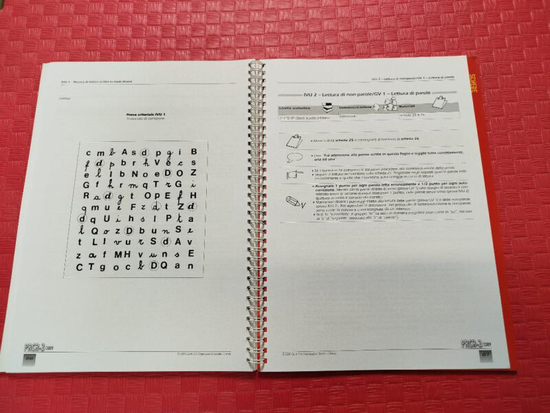 PRCR-2/2009 - Prove di prerequisito per la diagnosi delle difficoltà di lettura e scrittura